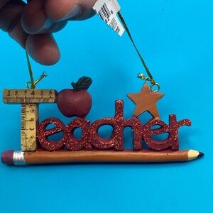Vintage Kurt Adler Teacher Ornament NWT